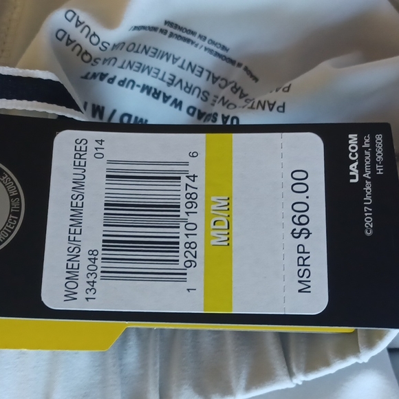 NWT Under Armor women's storm Squad warm up pants - Picture 6 of 6